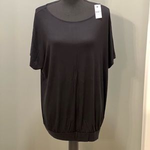Lane Bryant Black T-Shirt Size 14/16, *NWT*